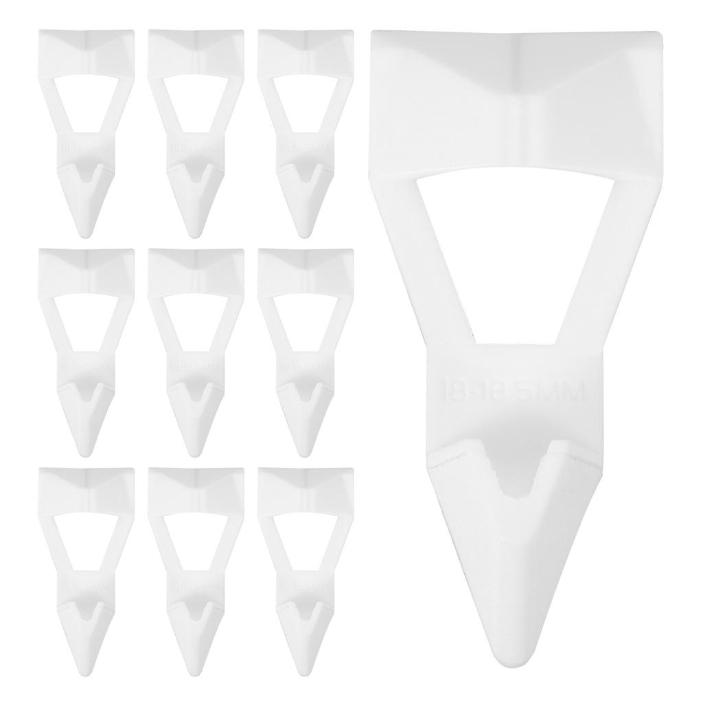 10Pcs Cabinet Shelf Support Brackets Durable Heavy Duty Floating Shelf Brackets for Wardrobe Kitchen Bathroom Storage