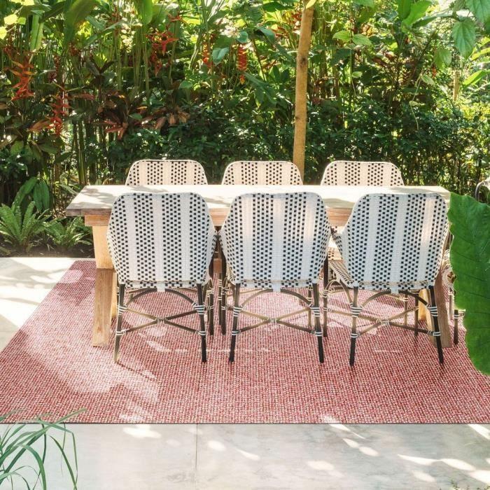 Tapis Koko - 160 x 230 cm - Rouge