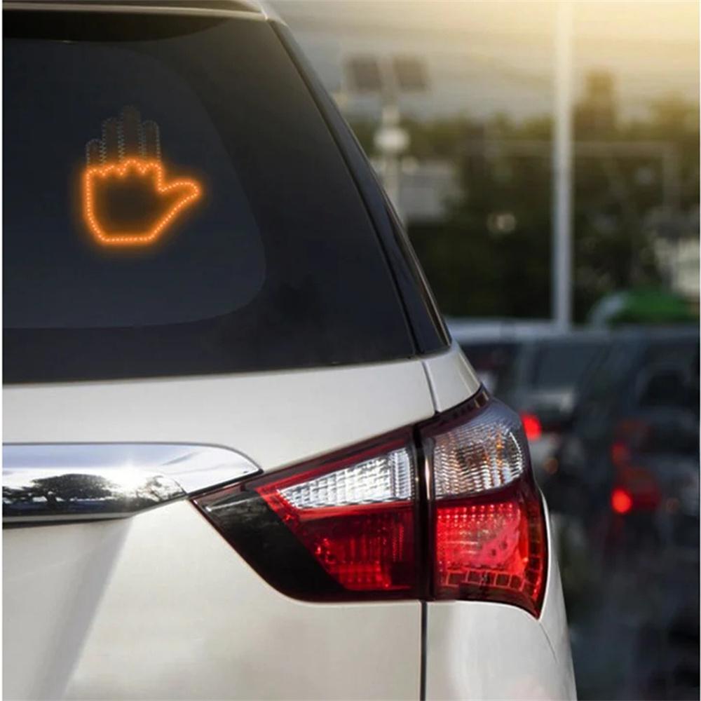 LED Illuminated Gesture Light Car Finger Light Finger Gesture Light Hand Lamp