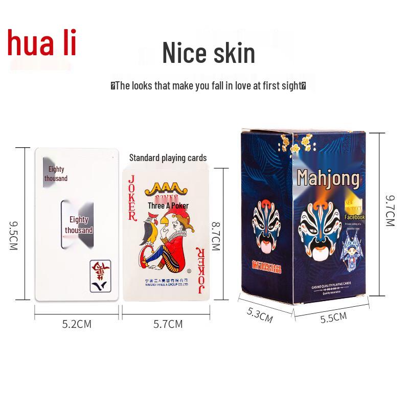 Mahjong Poker Playing Cards