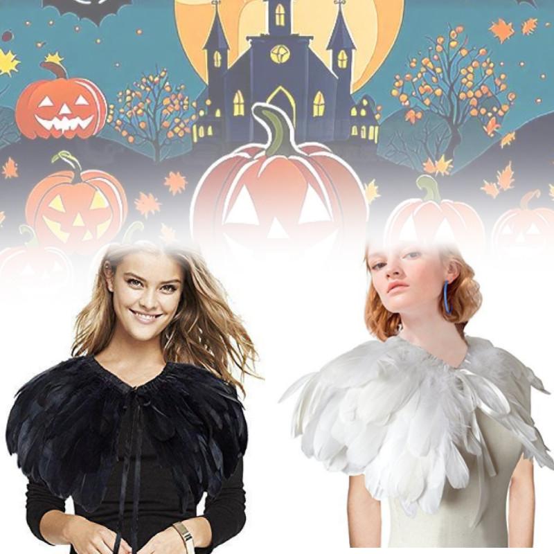 Shawl Feather Halloween Cosplay Costumes Parties Stage Performances Stylish Gift