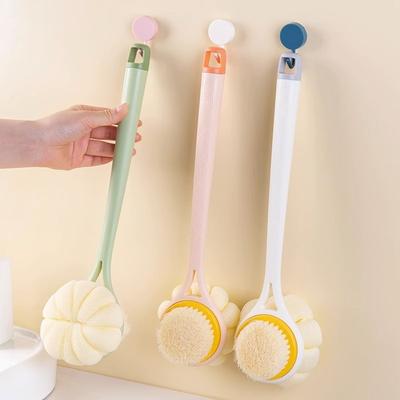 Bath Brush Bathroom Things for the Bathroom Long-handled Shower Sponge Exfoliant Mud Scrub Dual-purpose Products Household