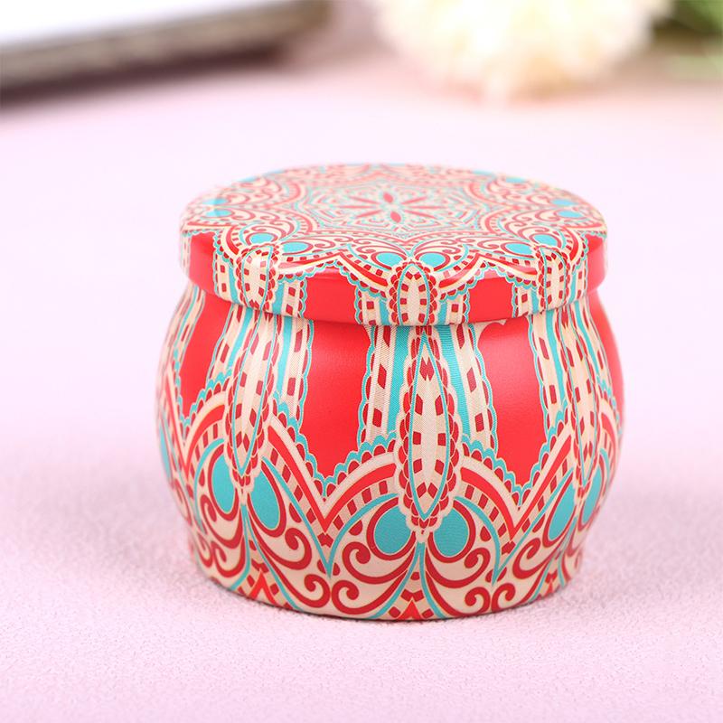 Vintage-Kerzen-Blechdose, Süßigkeiten-/Keks-Aufbewahrungsbox, Trockengewürz-Aufbewahrungsglas, geeignet für die Herstellung von DIY-Kerzen, kosmetischer Salbe, Weihnachten