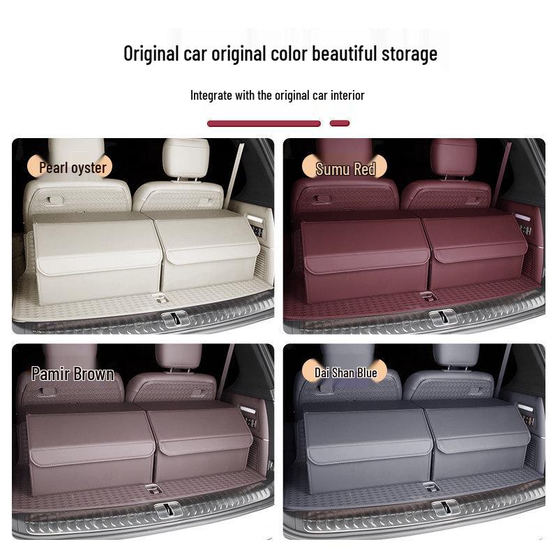Compatible with 26 Nio ES8 Models: Trunk Storage Box, Foldable Organizer for Car Interior Accessories.