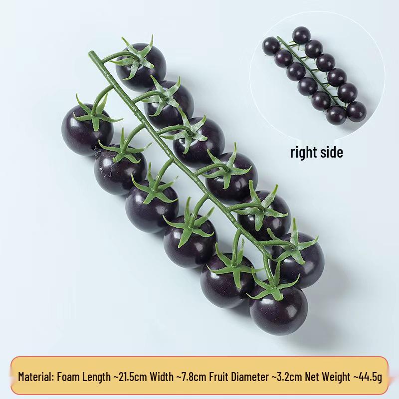 Seven-Color Foam Cherry Tomato Simulation for Display & Photography