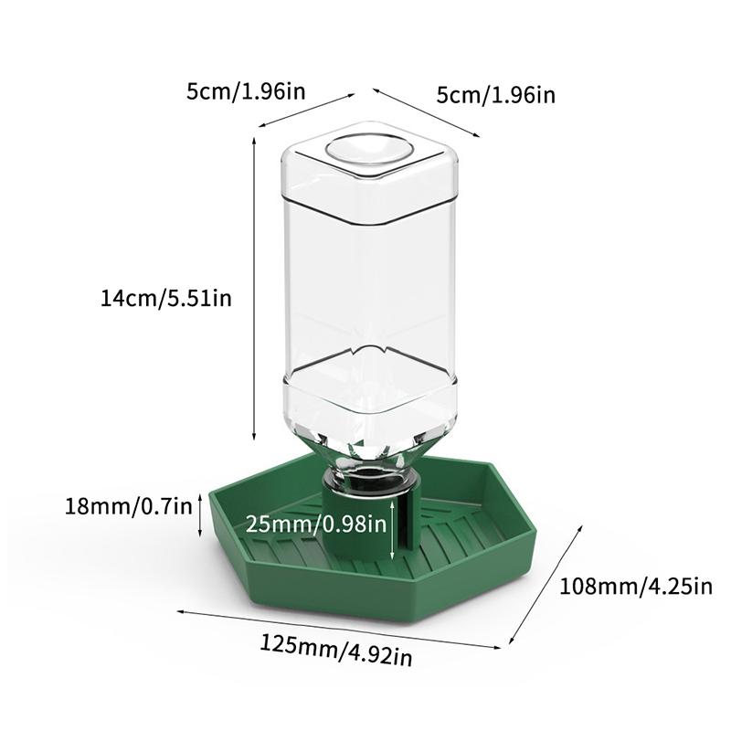 

Рептилии Поилка Миска Кормушка Бутылка для воды Для рептилий Домашнее животное Нескользящий Автоматический диспенсер воды Для ящериц
