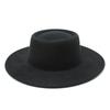 Ring Season Woolen Top Hat Women, Retro British Temperament, Big-Brimmed Jazz Hat Women'S Felt Hat