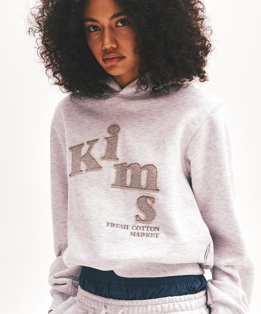 Messy Terry App Hoodie Grey