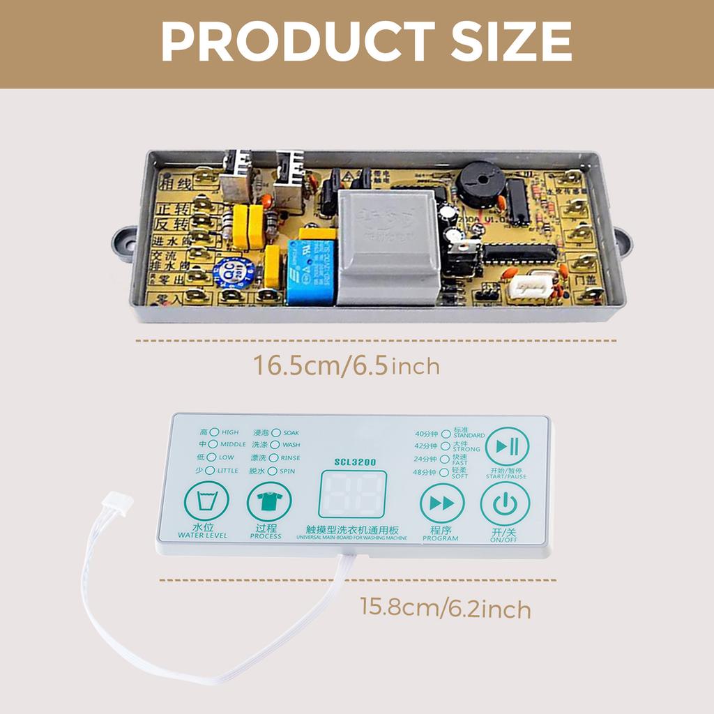 Automatic Washing Machine Board Washer Control Board Washer Computer Board Washing Machine Part Suitable for Washer