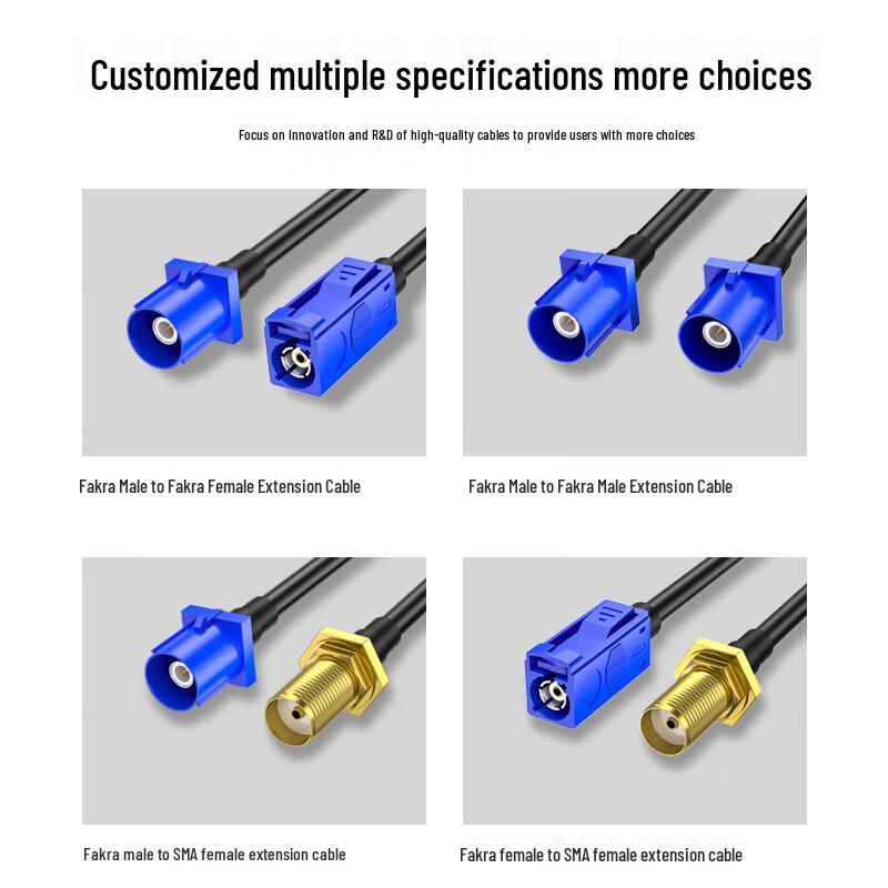 Fengyingzi Fakra GPS Antenna Extension Cables