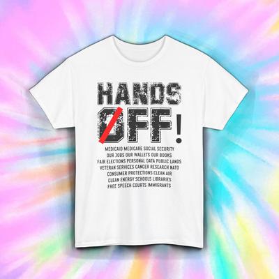 Hands Off Activist Shirt | Political Protest Equality Human Rights Message Tee