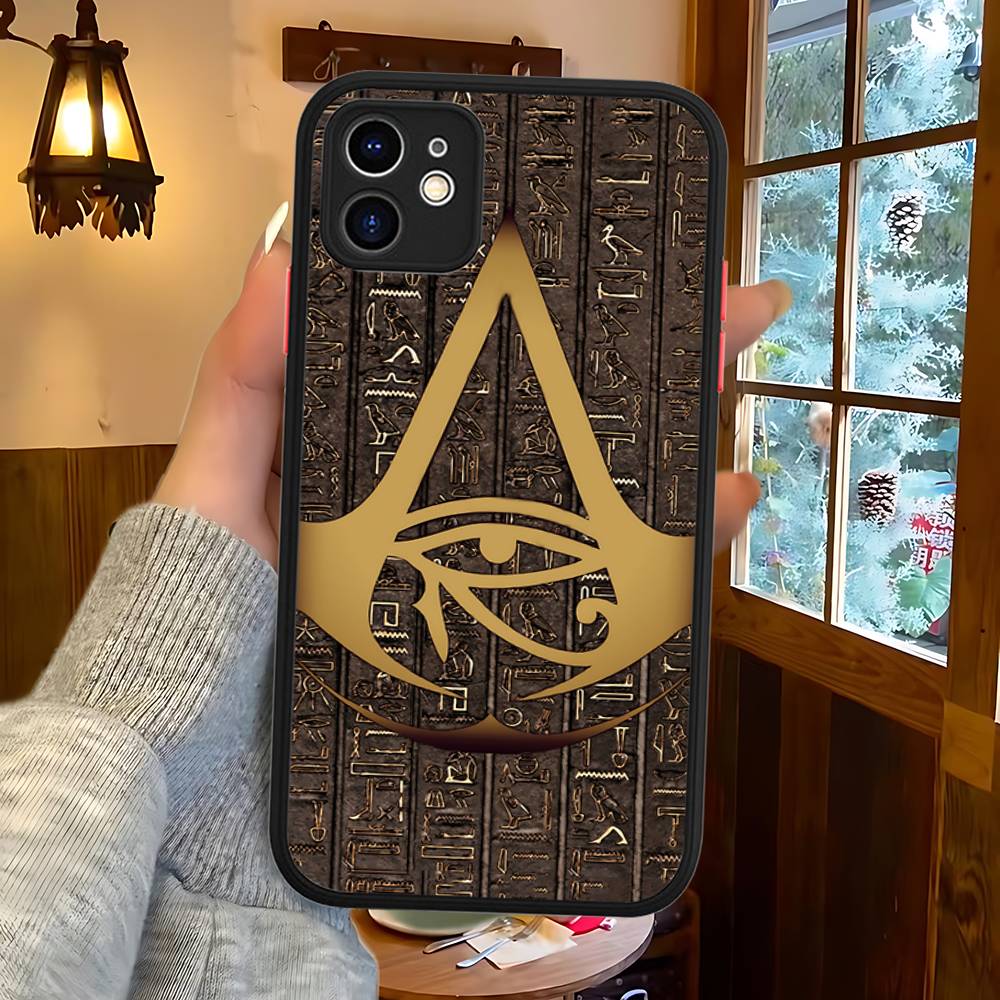 A-Assassin S -Creed Gaming Matte Transparent Phone Cover For IPhone Case 16 15 14 13 12 11 Pro Max X XS Max Plus