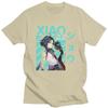 T-shirt Classiche Personalizzate Xiao Genshin Impact Manga Uomo Manica Corta Streetwear T-shirt 100% Cotone T-shirt Oversize Merch