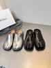 Fashion Bailamos Women Split Toe Slippers Tabi Ninja Slip On Flats Round Toe Shallow Lazy Boat Slingback Mules Shoes British Loafers