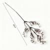 Artificial Silk Flower Stem Decorative Floral Branch for Home Office Wedding Event Arrangement Crafting and DIY Projects 36cm Length