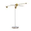Metal Balance Dragonfly Ornament Alloy Balancing Dragonfly Decoration with Round Base Home Office Desktop Decor