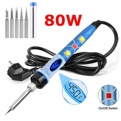 110/220V 80W Pistola Elettrica per Saldatura Kit Utensili Penna per Saldatura Saldatore