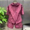 Summer Thin Hooded Quick Drying Casual Suit Trendy Men's Couple Short Sleeved Shorts Youth Korean Version Loose Two-piece Set