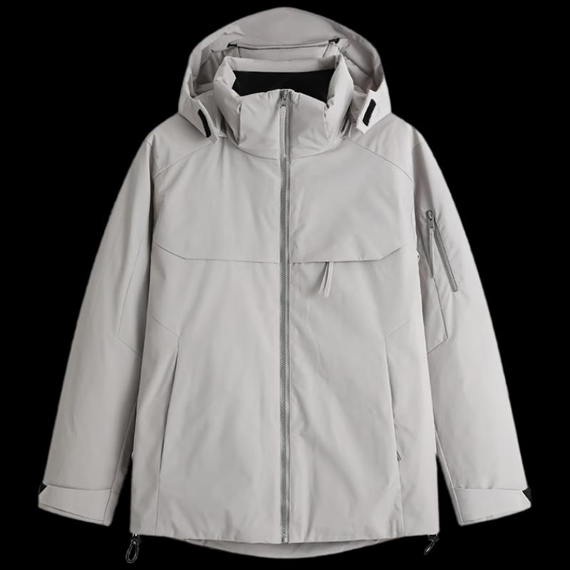 

SNOWFLYING Unisex Detachable Hood Down Jacket L