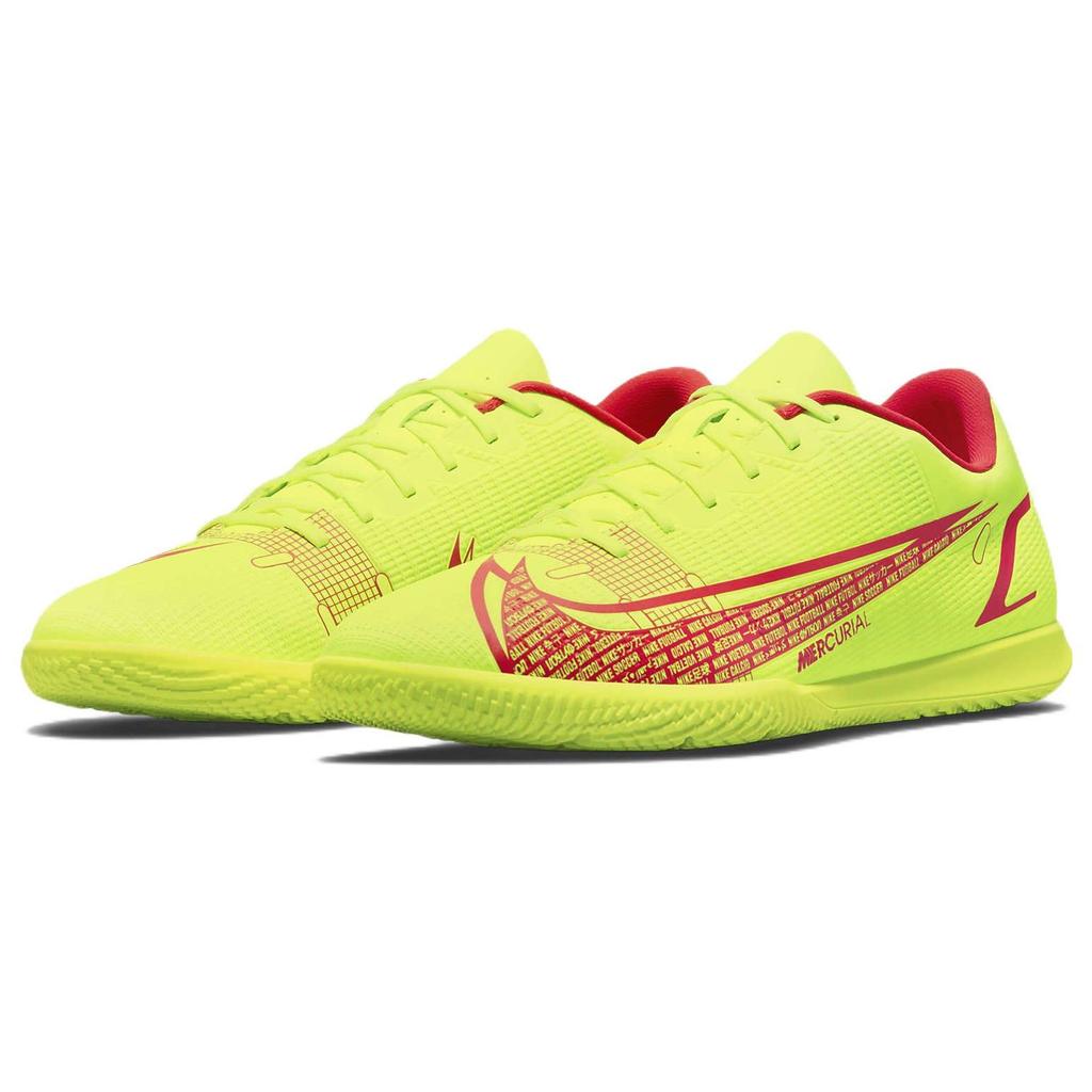 Nike Mercurial Vapor 14 Club IC Motivation Pack Men Sneakers Green Volt Bright-Crimson CV0980-760