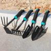 4pcs Garden Trowels Hand Tool Small Planting Shovel Set Greenhouse Flower Transplant Spade Digging Rake For Backpacking Supplies