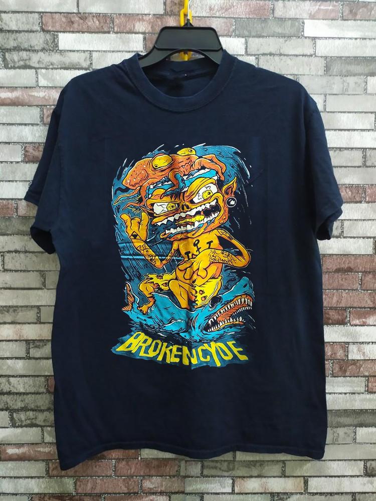Brokencyde Hip Hop Crunkcore schwarze T Shirt Full Size S-5XL TT302 Unisex T-Shirt M