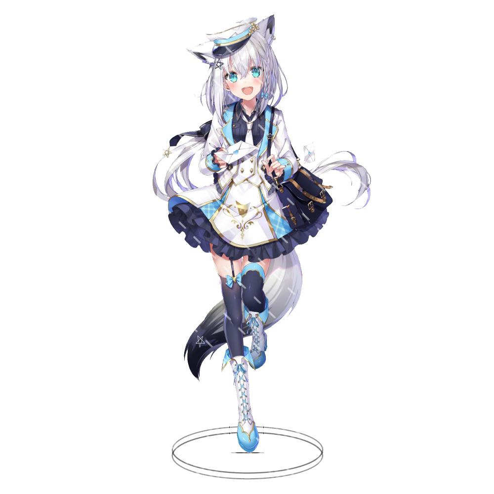Japan Hololive Vtuber Acrylic Usada Pekora Uruha Rushia Hosimati Suisei Inugami Korone Bags Stand Model Figure Anime
