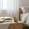 1 Pieza Figuras de Animales Pájaros Retro Mini Estatua de Búho Latón Metálico Mascota de Té Adorno de Mesa Accesorios de Decoración del Hogar Miniaturas Manualidad