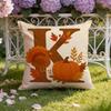 Holiday Thanksgiving Cushion Cover Home  Car DualScene Pillow Cover Reversible for Premium Comfort