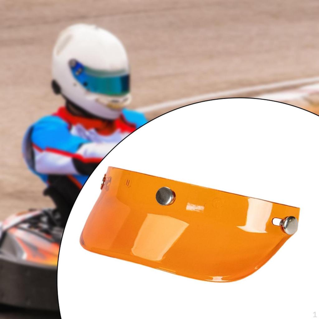 Helmet Peak Shield Direct Replace Easy Installation Accessories Vintage Sun Protector for 3/4