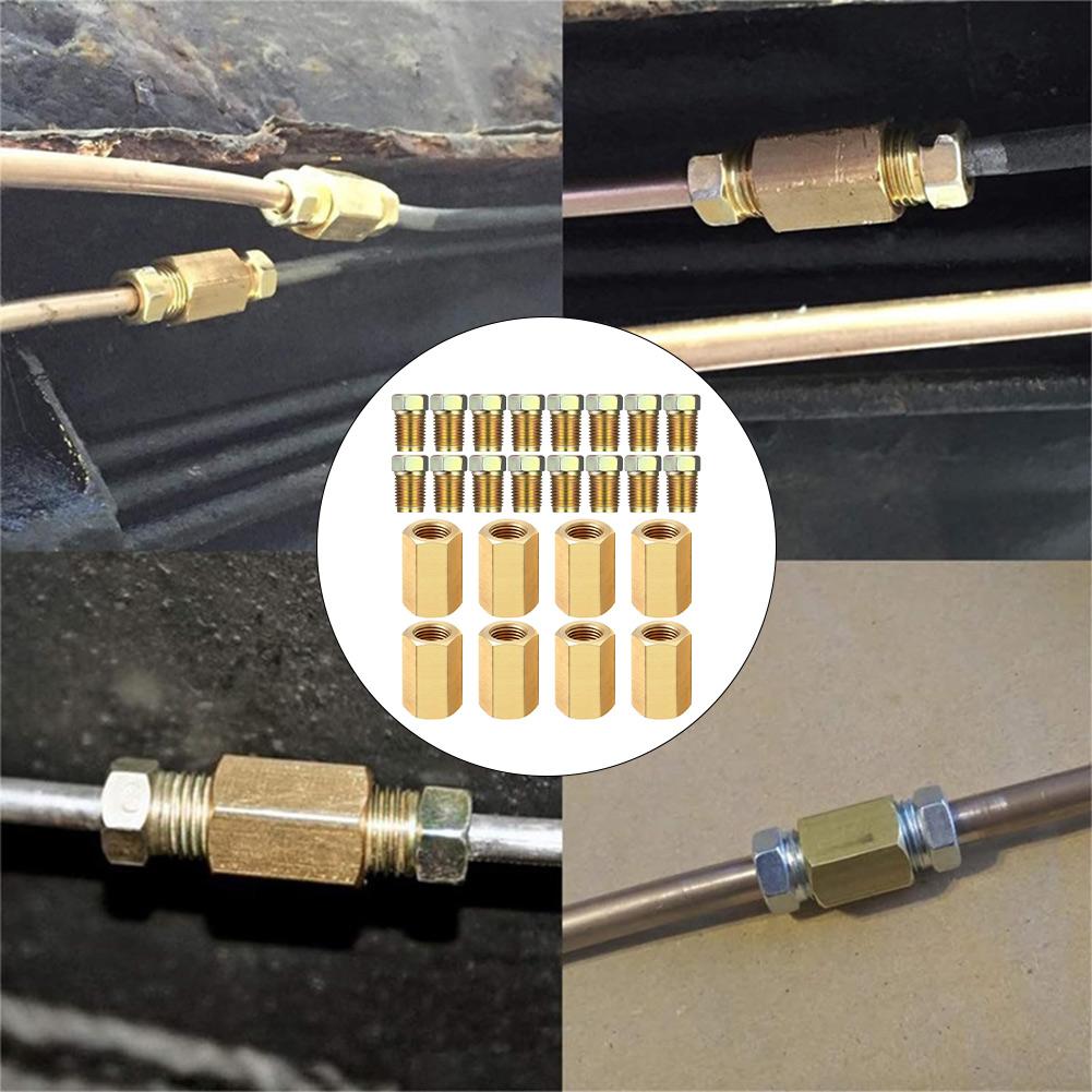 Sale Newest High Quality 3/16 Inch Brake Hose Fitting Kit For 3/16 Inch SAE Flared Brake Hoses Replacement Car Accessories
