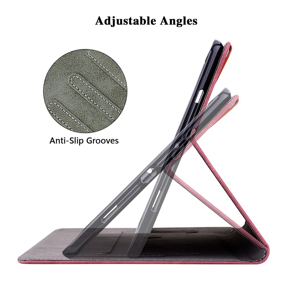 Skórzane etui na tablet dla IPada 9. 8. 7. 6. generacji Portfel Słodki Tygrys 9.7 10.2 Mini6 Air 3 2 1 Pro 11 2021 Podstawka Smart Case