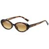 Retro Oval Sunglasses for Women Men 90s Vintage Small Oval Shades Fashion Trendy UV Protection