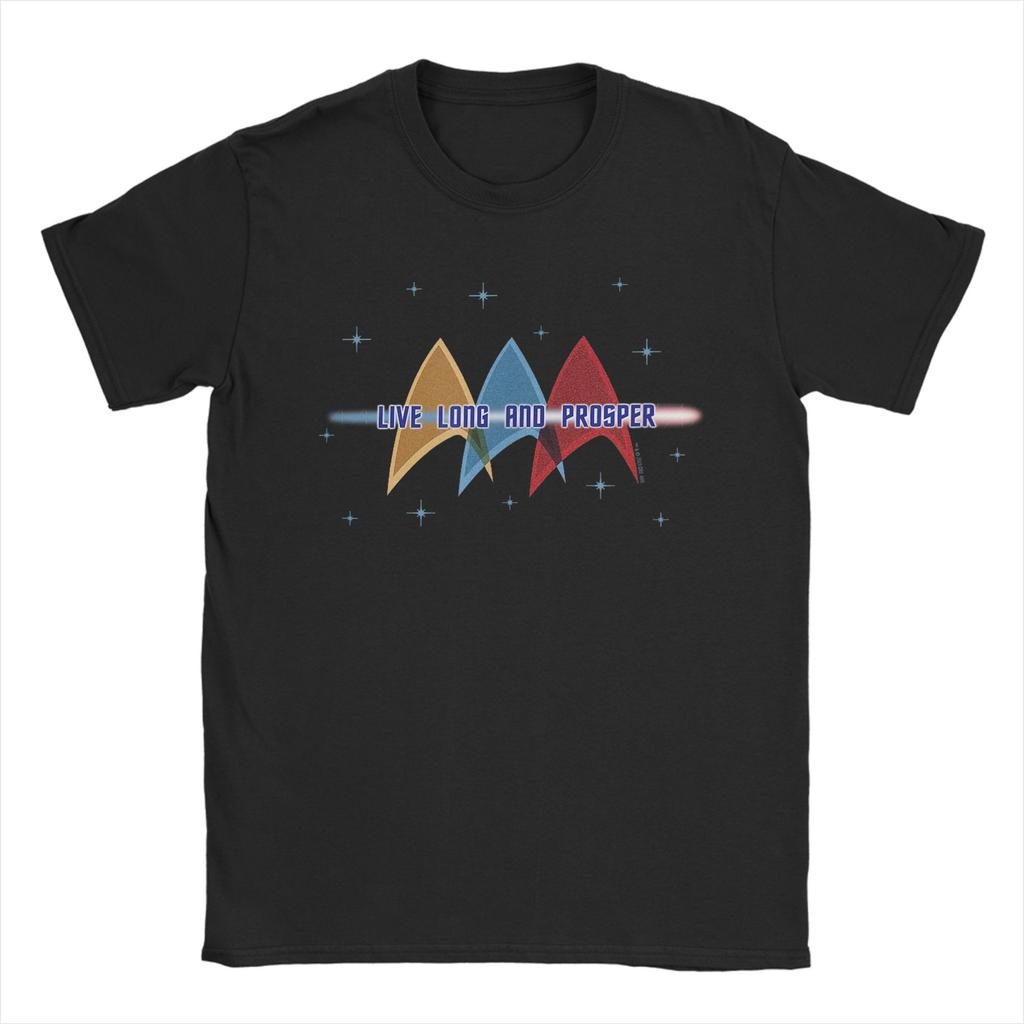 Unisex TShirt Stars Treks Klingon Empire Funny Cotton Tee Shirt Short Sleeve T Shirt Round Collar Tops 4XL 5XL 6XL