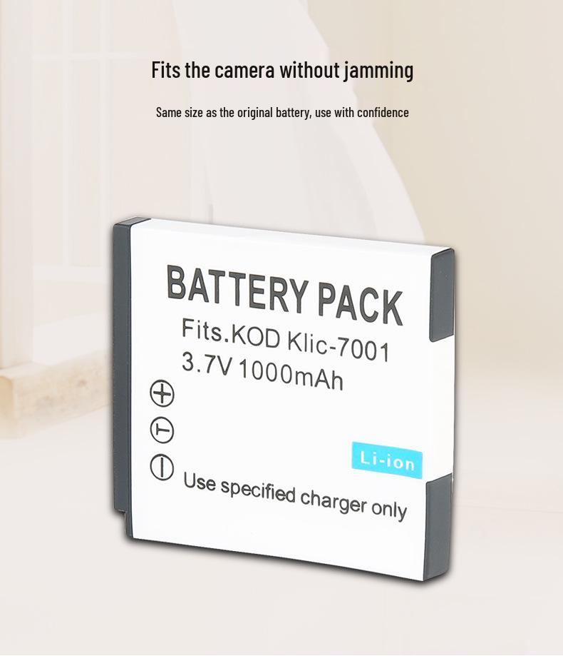 K7001 Battery for Kodak V610, V705, V550, V570, M753, M763, M853