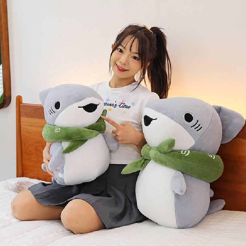 Toys Shark Plush Cartoon Animal Stuffed Doll Room Sofa Decoration Kids Gifts