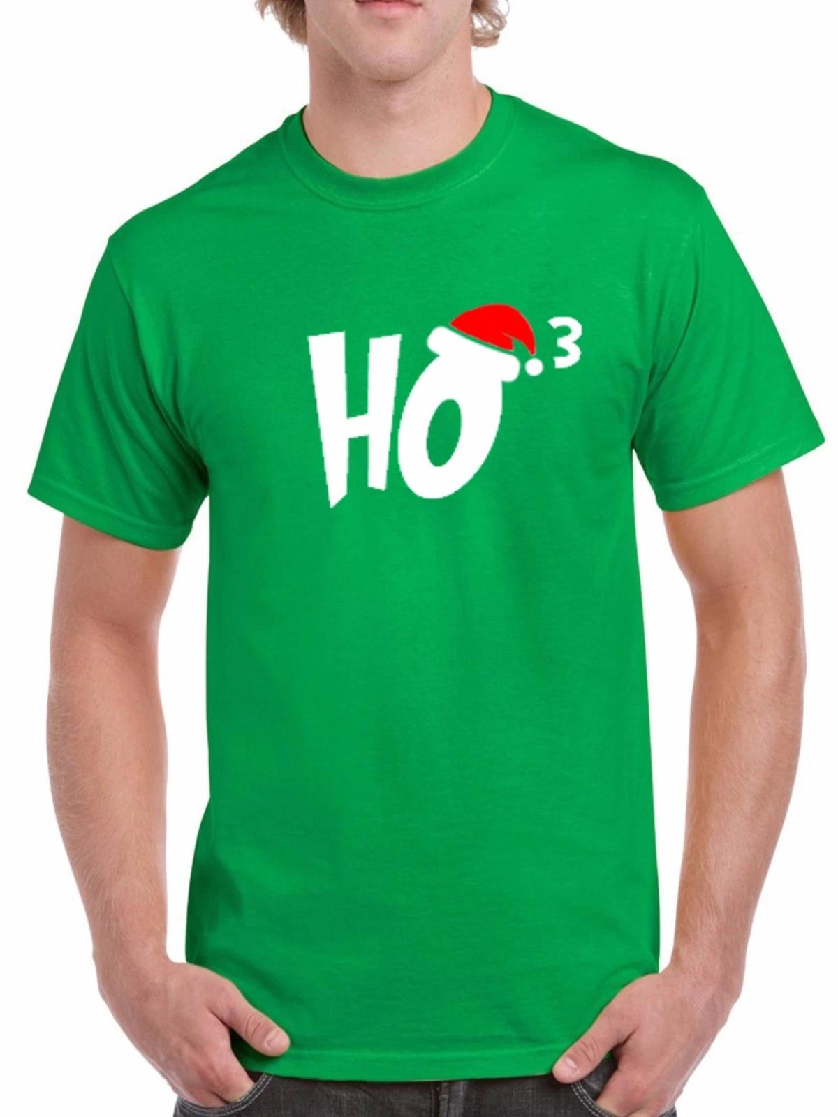 Ho3 #2 T-shirt Ho Ho Ho Christmas T Shirt Xmas Santa Claus Funny Humor Joke Tee XL