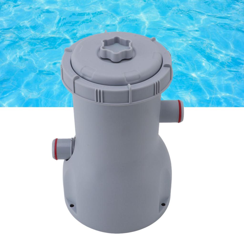 35W Clear Cartridge Filter Pump for Ground Pools 530 GPH Pump Rate Improved Circulation Filtration Water Clarity