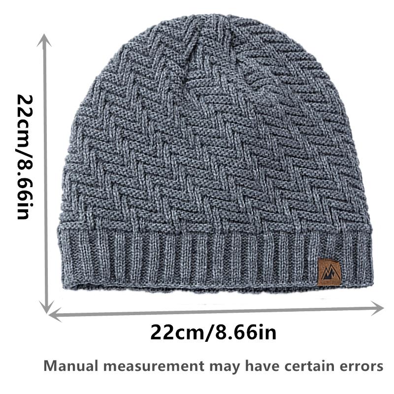 Unisexové zimní čepice Peak Label Módní pletené čepice pro muže a ženy Čepice Beanie Outdoorové hřejivé sportovní čepice s plyšovou kožešinovou podšívkou