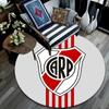 Club Atletico River Plate Round Area Rug,Carpet Rug for Living Room Bedroom Sofa Playroom Decor,Non-slip Floor Mat