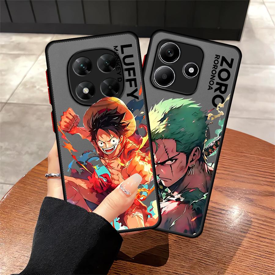 Case for Xiaomi Redmi Note 14 10 11 14C A4 13C 12 9S 13 Pro Plus Funda Back Phone Cover Anime Luffy One Piece