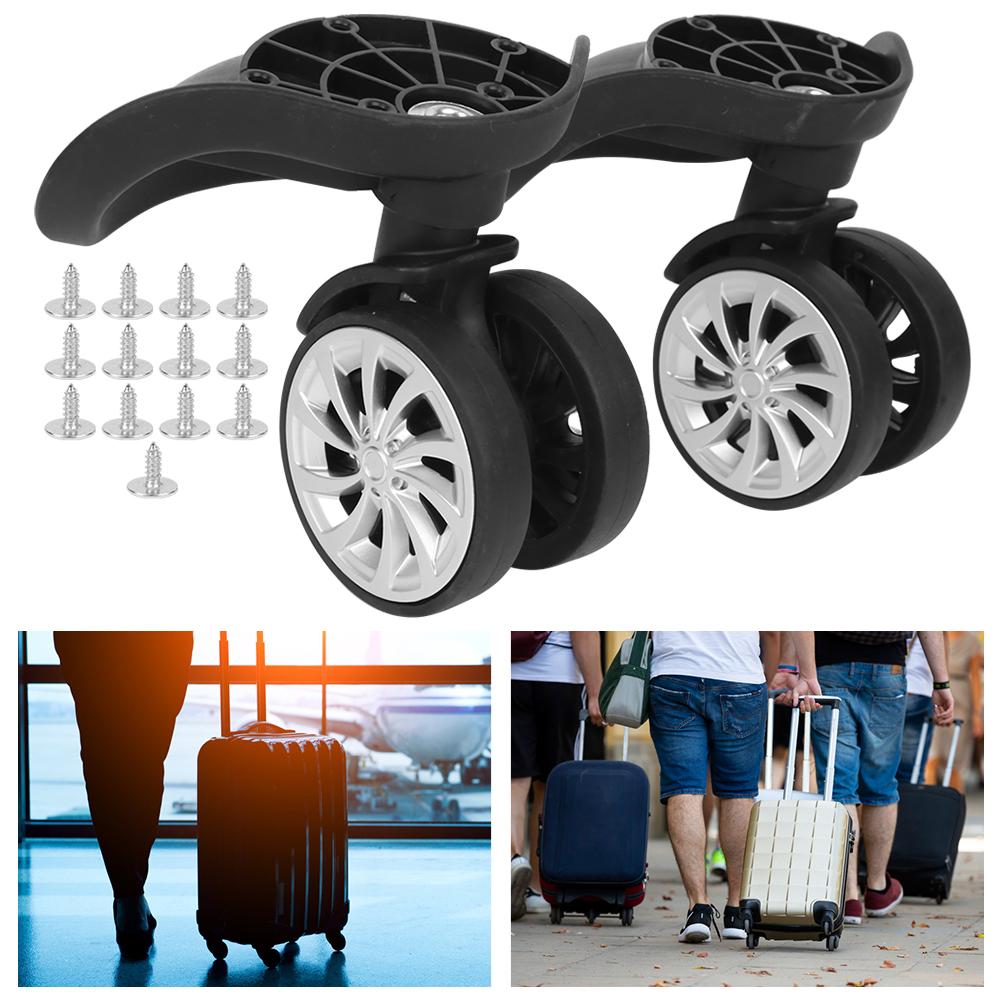 1 Pair of A77 Luggage Wheel Universal Suitcase Replacement Accessory Outdoor Supplies