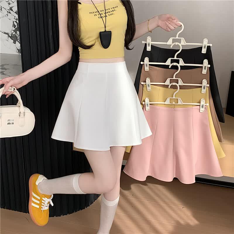 Women's High-Waist A-Line Mini Skirt