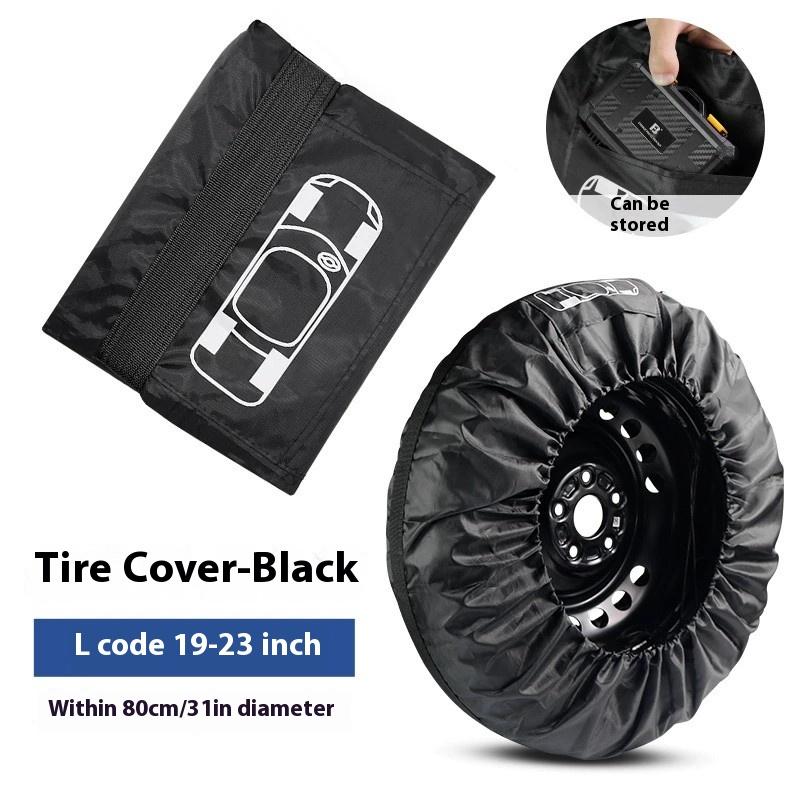 190T Poly Taffeta Tire Cover Spare Tire Cover Snow Tire Storage BagWheel Cover Tire Protector