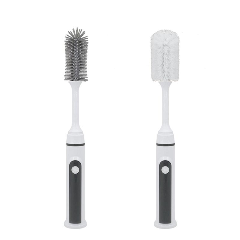 ABWR-2 In 1 Baby Bottle Cleaning Kit Nipple Cleaner Waterproof Electric Cup Brush 385 X 50 X 50Mm