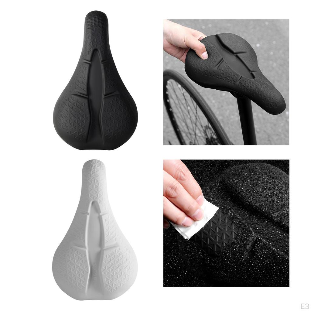 Bicycle Saddle Seat Shockproof Lightweight Multiuse Comfortable Silicone Riding Accessories