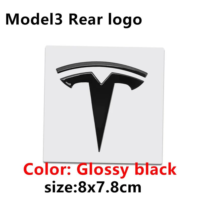 ALL1 1 PC Replacement Front Label Trunk Label for Tesla Model 3 Mode Y Logo Rear Tail Label Car Accessories Personalized Car Sticker