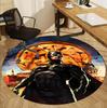 Batman Pattern Round Rug, Indoor/Outdoor Mat, for Picnic, Gameroom, Bedroom, Office, Living Room, Home Decor Carpet, Birthday Gift