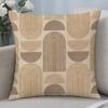 Stil Japandi Nordisch Natürliche Textur Kissenbezug Kissenbezüge Natürlicher Leinen Atmungsaktiv Sofa Schlafzimmer Dekor Kissenbezug