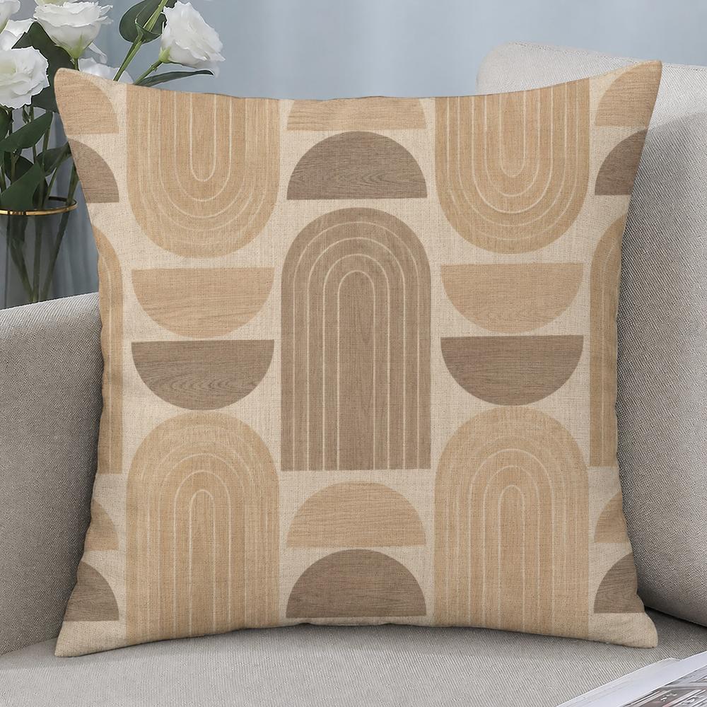 Stil Japandi Nordisch Natürliche Textur Kissenbezug Kissenbezüge Natürlicher Leinen Atmungsaktiv Sofa Schlafzimmer Dekor Kissenbezug